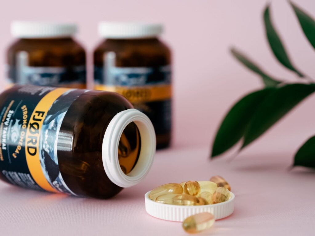 Các lọ nhựa thực phẩm chức năng